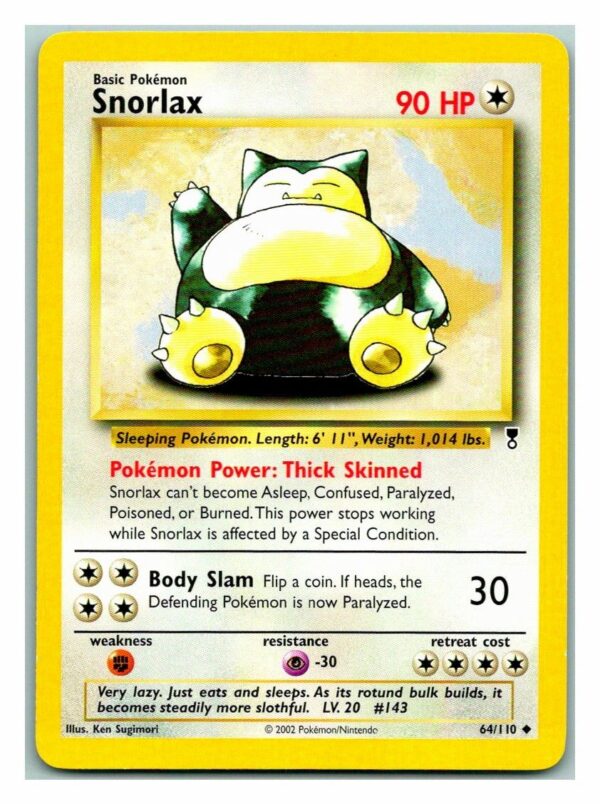 Snorlax 64/110 Legendary Collection (Uncommon) (Unlimited Excellent Condition)