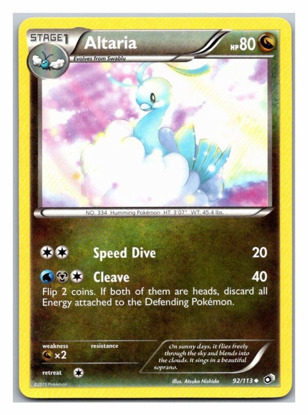 Altaria 92/113 Legendary Treasures (Uncommon) (Exc Condition)