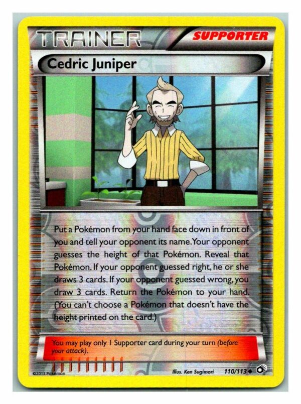 Cedric Juniper 110/113 Legendary Treasures (Reverse Holo) (Exc Condition)