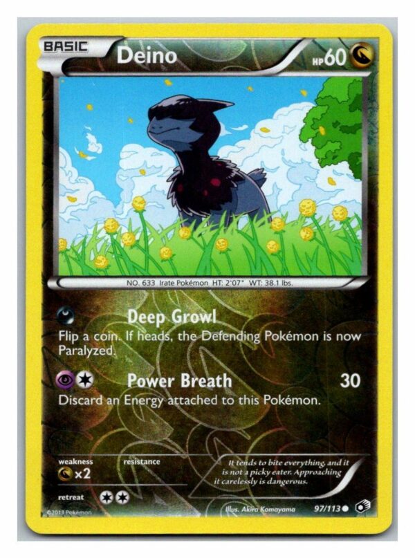 Deino 97/113 Legendary Treasures (Reverse Holo) (Exc Condition)