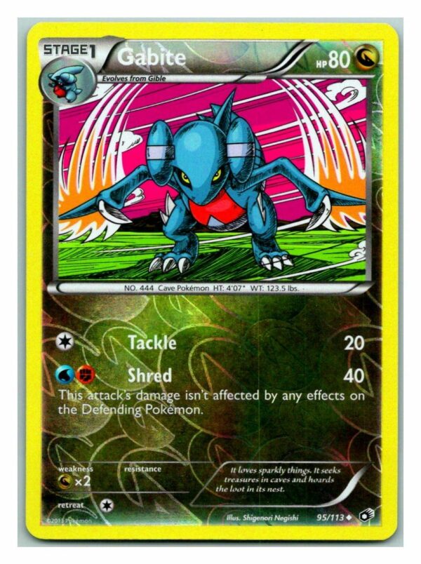 Gabite 95/113 Legendary Treasures (Reverse Holo) (Exc Condition)