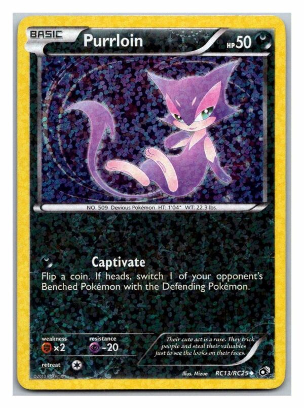 Purrloin RC13/RC25 Legendary Treasures (Exc Condition)