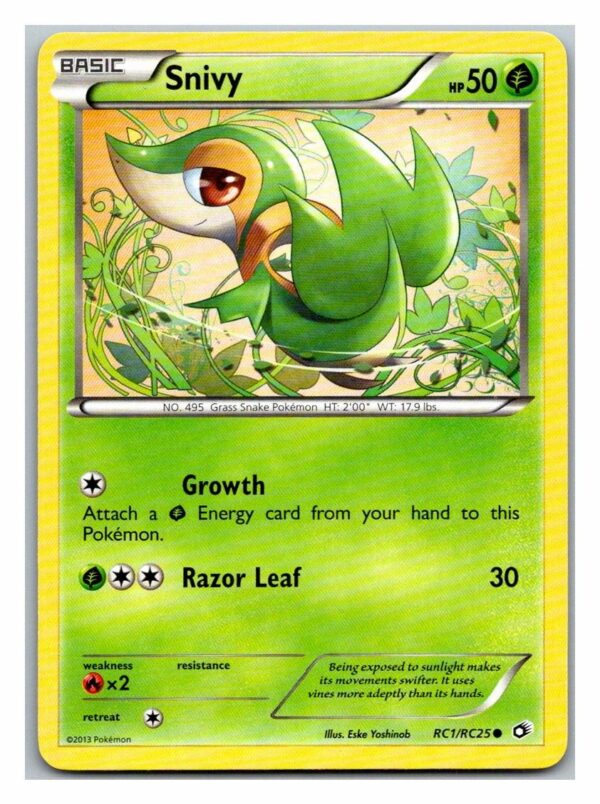 Snivy RC1/RC25 Legendary Treasures (Exc Condition)
