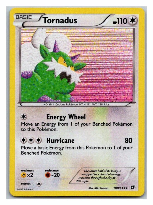 Tornadus 108/113 Legendary Treasures (Holo) (Exc Condition)