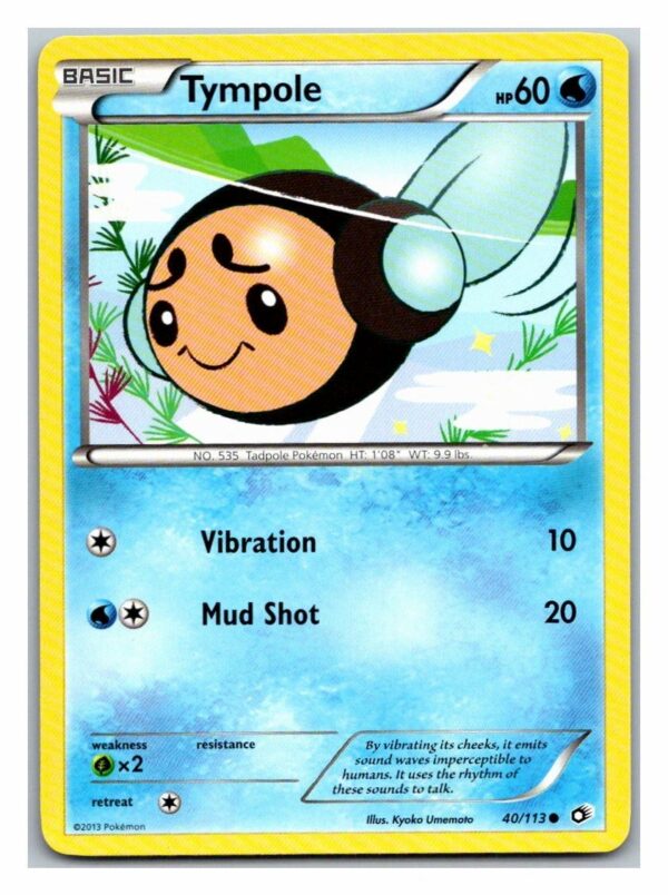 Tympole 40/113 Legendary Treasures (Common) (Exc Condition)