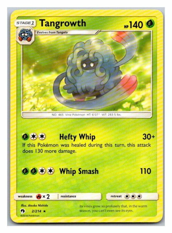 Tangrowth 2/214 Lost Thunder (Rare) (Exc Condition)