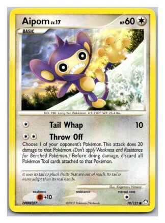 Aipom 70/123 Mysterious Treasures (Common) (Exc Condition)