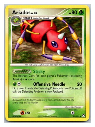 Ariados 20/123 Mysterious Treasures (Rare) (Exc Condition)