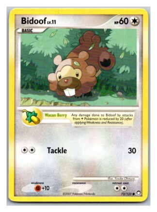 Bidoof 73/123 Mysterious Treasures (Common) (Exc Condition)
