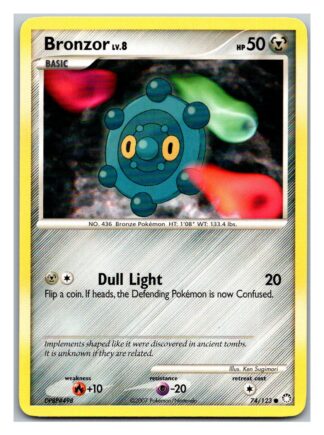 Bronzor 74/123 Mysterious Treasures (Common) (Exc Condition)