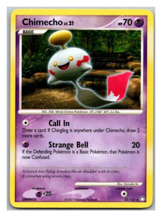 Chimecho 22/123 Mysterious Treasures (Rare) (Exc Condition)