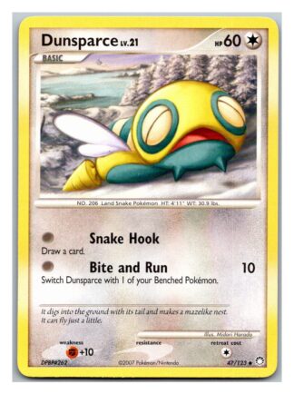 Dunsparce 47/123 Mysterious Treasures (Uncommon) (Exc Condition)