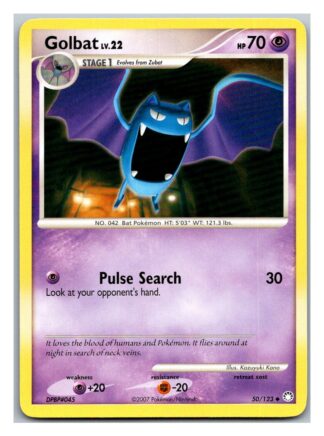 Golbat 50/123 Mysterious Treasures (Uncommon) (Exc Condition)