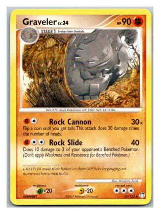 Graveler 51/123 Mysterious Treasures (Uncommon) (Exc Condition)