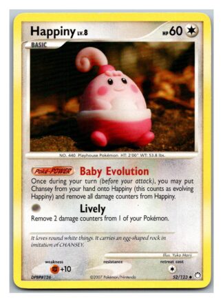 Happiny 52/123 Mysterious Treasures (Uncommon) (Exc Condition)