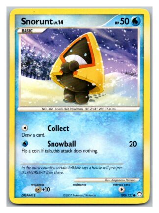 Snorunt 100/123 Mysterious Treasures (Common) (P Condition)