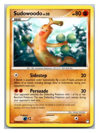 Sudowoodo 35/123 Mysterious Treasures (Rare) (LP Condition)