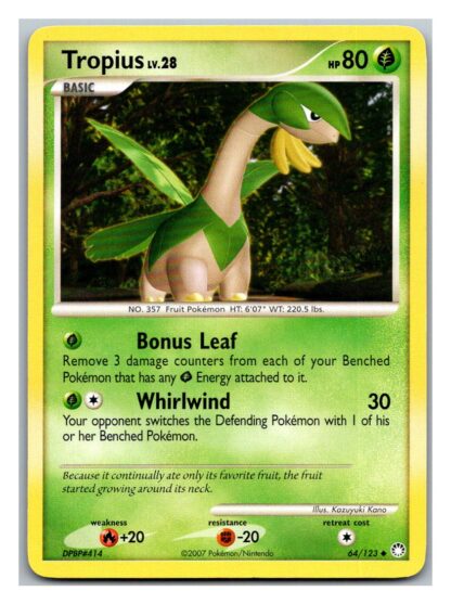 Tropius 64/123 Mysterious Treasures (Uncommon) (P Condition)