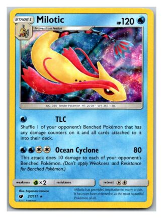 Milotic 27/111 Crimson Invasion (Holo) (Exc Condition)