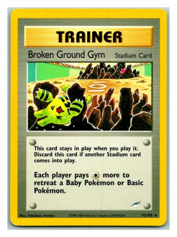 Broken Ground Gym 92/105 Neo Destiny (Unlimited Lightly Played Condition)
