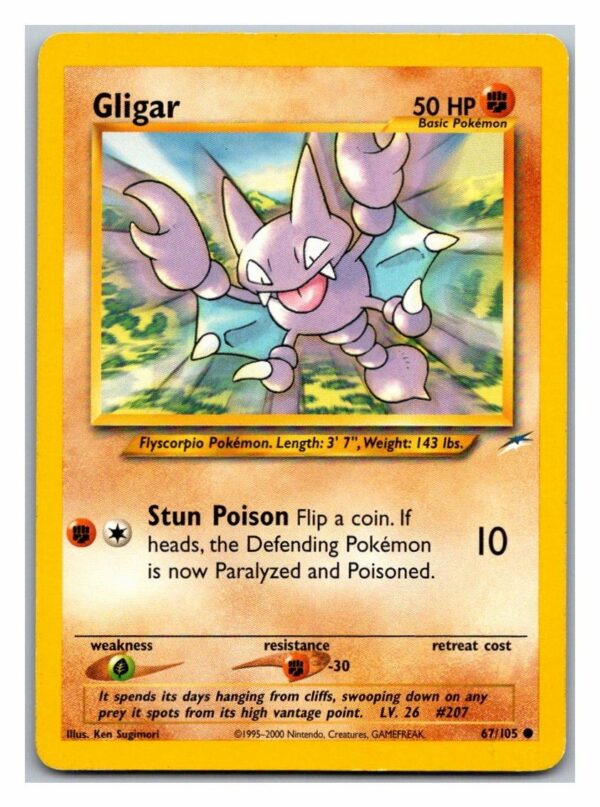 Gligar 67/105 Neo Destiny (Common) (Unlimited Lightly Played Condition)