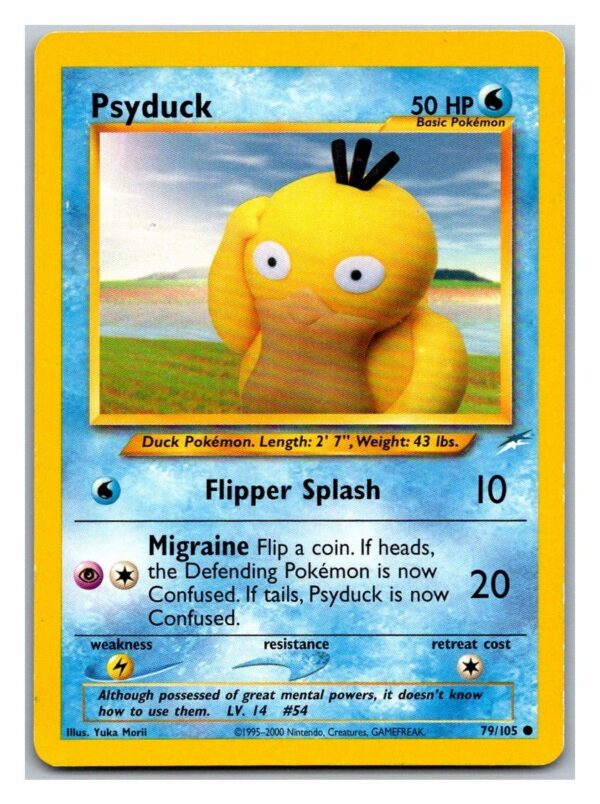 Psyduck 79/105 Neo Destiny (Common) (Unlimited Played Condition)