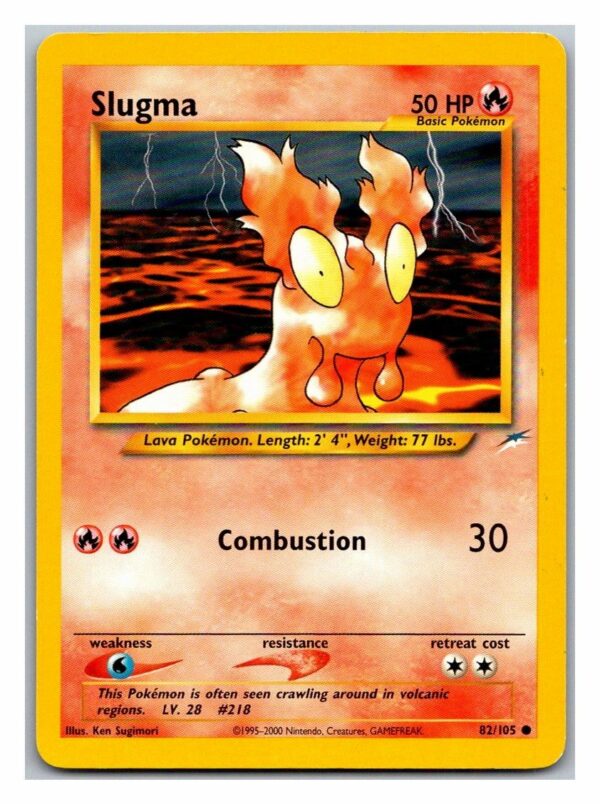 Slugma 82/105 Neo Destiny (Common) (Unlimited Excellent Condition)