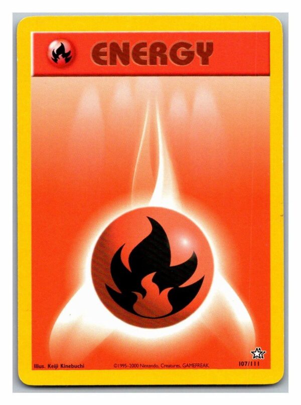 Fire Energy 107/111 Neo Genesis (Unlimited Played Condition)