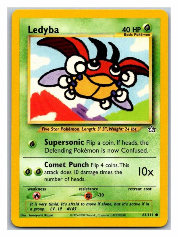 Ledyba 63/111 Neo Genesis (Common) (Unlimited Excellent Condition)