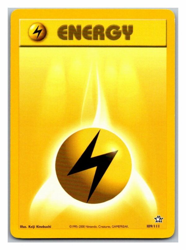 Lightning Energy 109/111 Neo Genesis (Unlimited Lightly Played Condition)