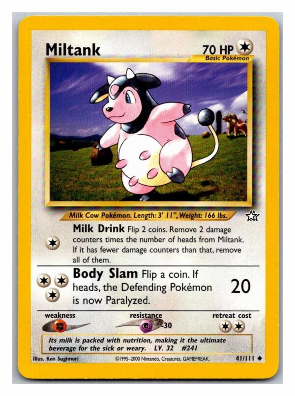 Miltank 41/111 Neo Genesis (Uncommon) (Unlimited Excellent Condition)