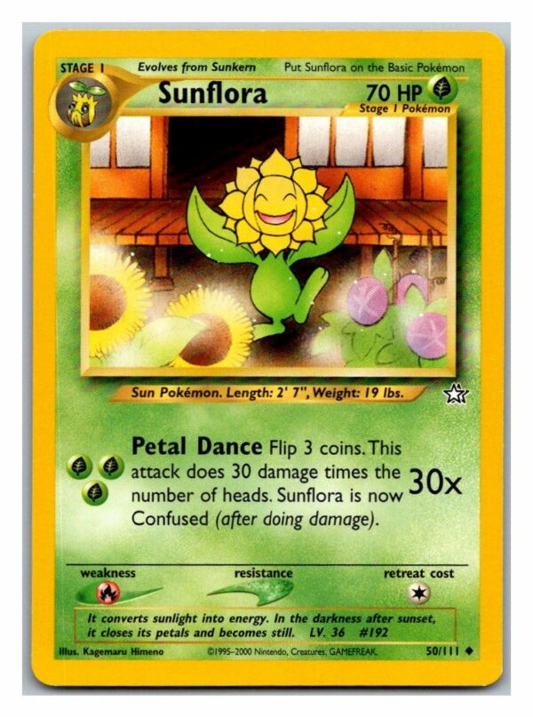 Sunflora 50/111 Neo Genesis (Uncommon)  (Unlimited Excellent Condition)
