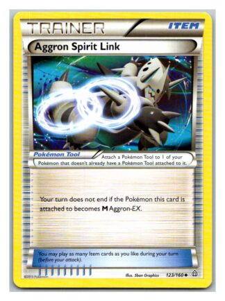 Aggron Spirit Link 123/160 Primal Clash (Uncommon) (Exc Condition)
