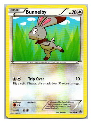 Bunnelby 120/160 Primal Clash (Common) (Exc Condition)