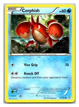 Corphish 42/160 Primal Clash (Common) (Exc Condition)
