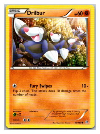 Drilbur 89/160 Primal Clash (Common) (Exc Condition)