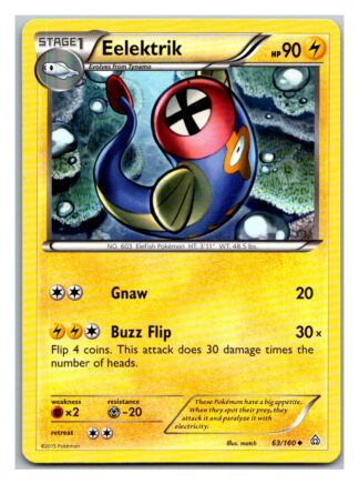 Eelektrik 63/160 Primal Clash (Uncommon) (Exc Condition)