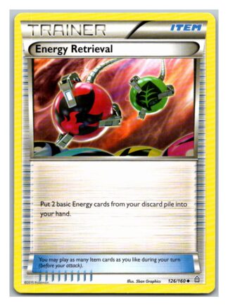 Energy Retrieval 126/160 Primal Clash (Uncommon) (Exc Condition)