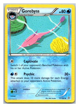 Gorebyss 51/160 Primal Clash (Uncommon) (Exc Condition)