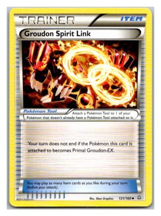 Groudon Spirit Link 131/160 Primal Clash (Uncommon) (Exc Condition)