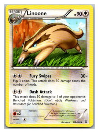 Linoone 112/160 Primal Clash (Uncommon) (Exc Condition)