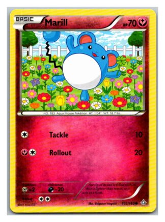 Marill 102/160 Primal Clash (Common) (Exc Condition)