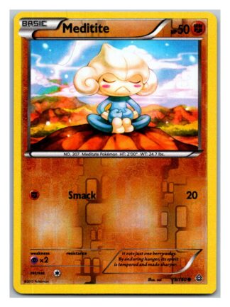 Meditite 79/160 Primal Clash (Reverse Holo) (Exc Condition)