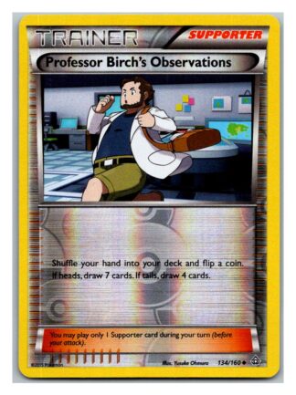Professor Birch's Observation 134/160 Primal Clash (Reverse Holo) (Exc Condition)