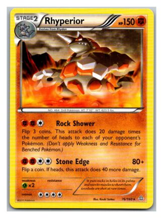 Rhyperior 76/160 Primal Clash (Rare) (Exc Condition)