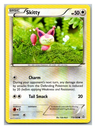 Skitty 113/160 Primal Clash (Common) (Exc Condition)