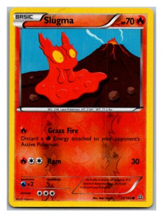 Slugma 22/160 Primal Clash (Reverse Holo) (Exc Condition)