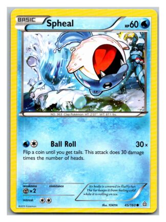 Spheal 45/160 Primal Clash (Common) (Exc Condition)