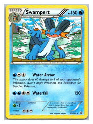 Swampert 35/160 Primal Clash (Rare) (Exc Condition)