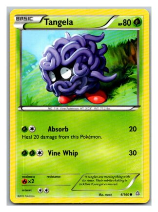Tangela 4/160 Primal Clash (Common) (Exc Condition)